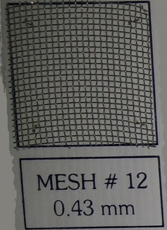 Mesh # 12 (0.43 mm) u1