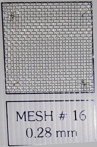 Mesh # 16 (0.28 mm) u1