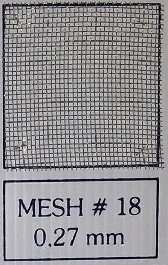Mesh # 18 (0.27 mm) u1